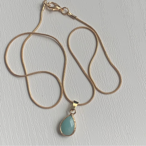 • NEW! Dainty Amazonite Necklace • - Picture 13 of 14